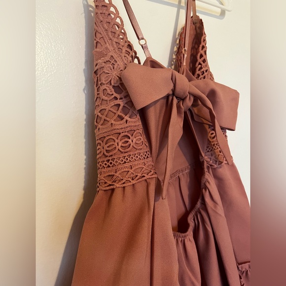 Pink Dress with Bow - Picture 1 of 5